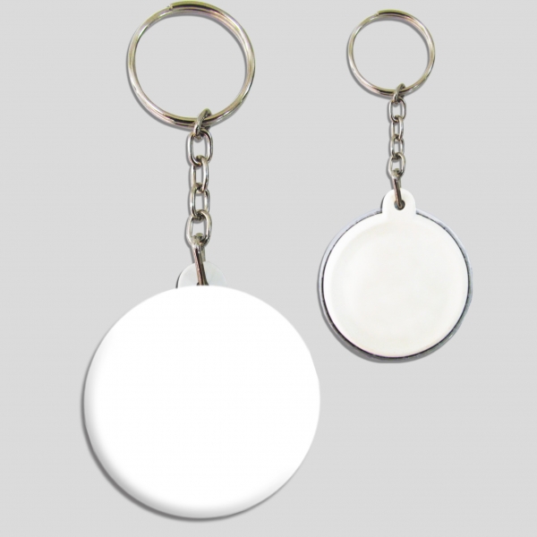 44mm Button Keychain