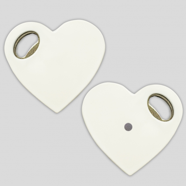 Heart Shaped Magnet Bottle Opener Model 1